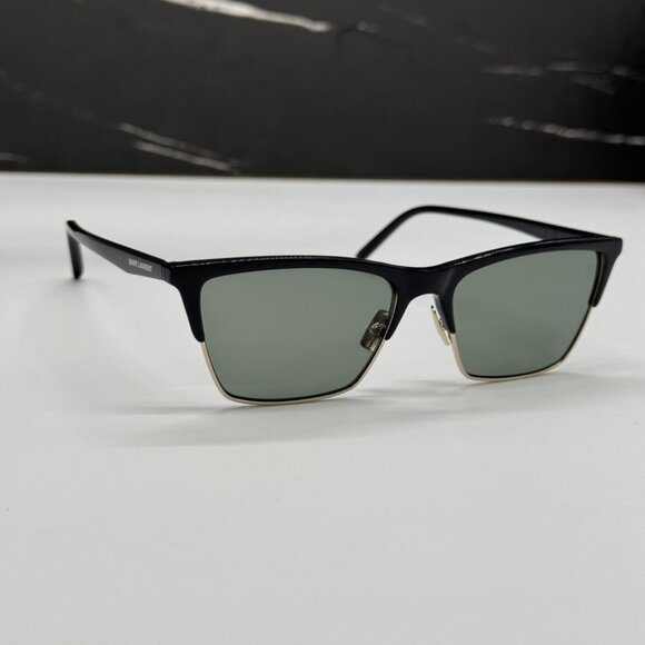 NEW SL767 001 SAINT LAURENT SUNGLASSES BLACK GREEN EYEWEAR SAINT LAURENT  SL 767 main image 7